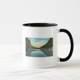 Caneca Vista do lago Colden do lago Avalanche