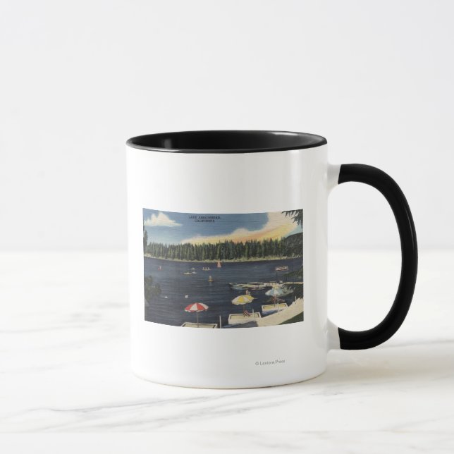 Caneca Vista do lago, Curto em Árvore (Direita)