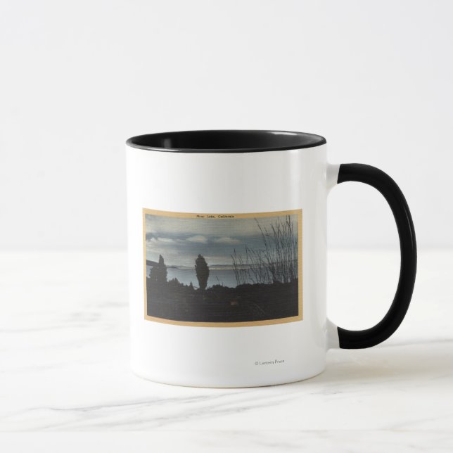 Caneca Vista do lago Mono (Direita)