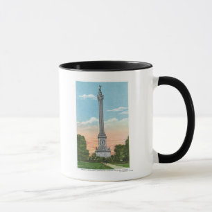 Caneca Vista do monumento de Brock