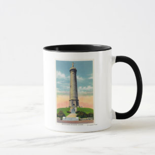 Caneca Vista do monumento de Myles Standish # 2