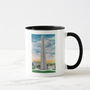 Caneca Vista do monumento do monte de depósito
