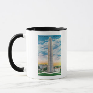 Caneca Vista do monumento do monte de depósito