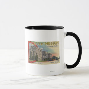 Caneca Vista do museu de Denver da história natural