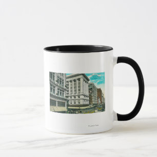 Caneca Vista do norte de Broadway do oitavo