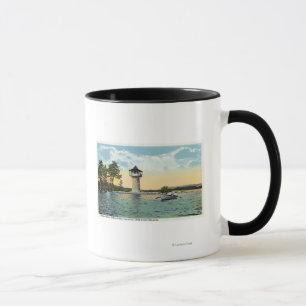 Caneca Vista do obervatório do ponto do eixo,