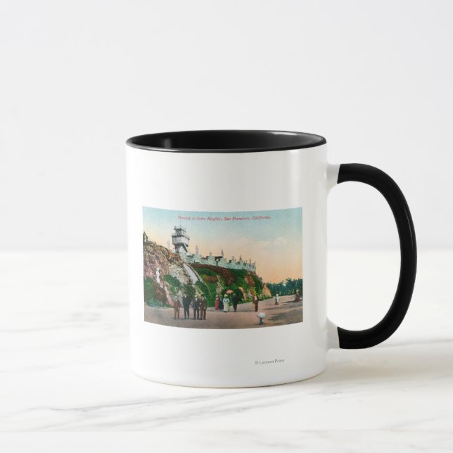Caneca Vista do Parapet em Sutro Heights # 2 (Direita)