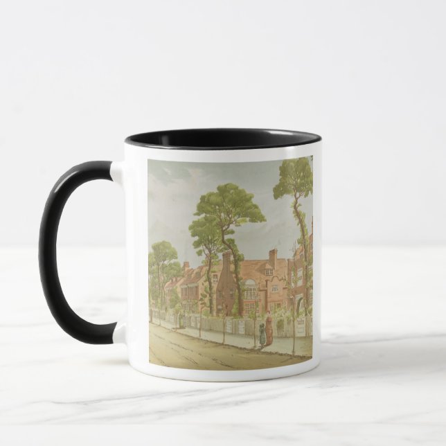 Caneca Vista do parque de Bedford, 1882 (litho da cor) (Esquerda)