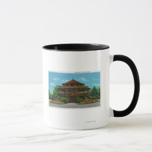 Caneca Vista do pavilhão de Highland Park