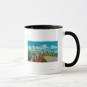 Caneca Vista do Rainbow Pier, Long Beach