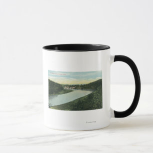 Caneca Vista do rio de Genesee