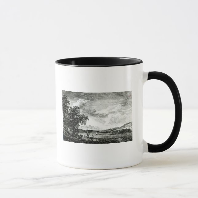 Caneca Vista do rio de Hudson de Pakepsey (Direita)