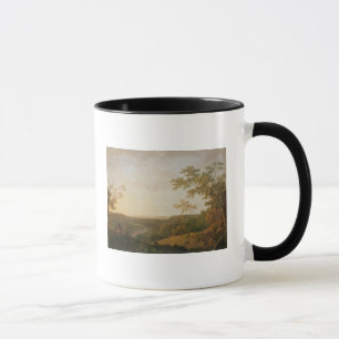 Caneca Vista do rio Dee, c.1761