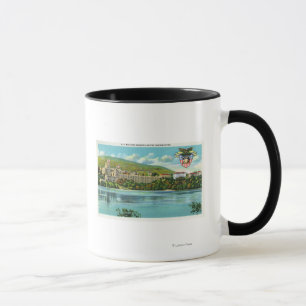 Caneca Vista do Rio Hudson da Academia Militar dos EUA