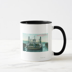 Caneca Vista do SP Ferry Boat Solano no Dock 2