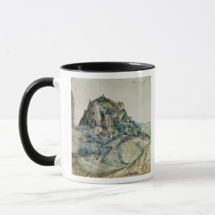Caneca Vista do vale de Arco no Tirol, 1495