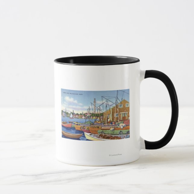 Caneca Vista dos Barcos no Porto (Direita)