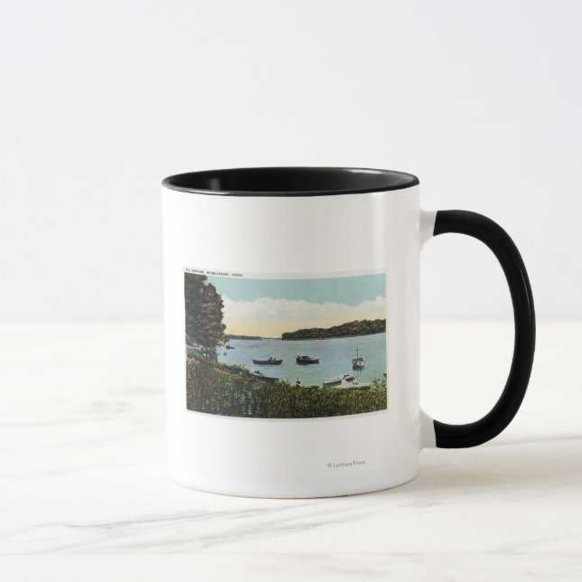Caneca Vista dos Barcos nos estreitos (Direita)