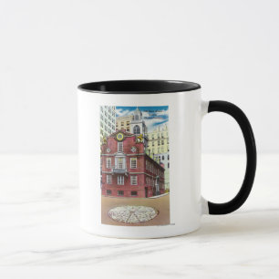 Caneca Vista exterior da casa velha do estado