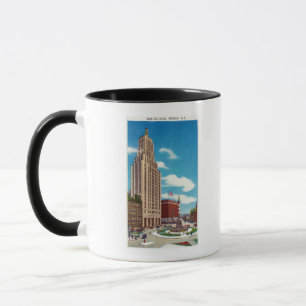 Caneca Vista exterior da construção da margem