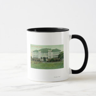 Caneca Vista exterior da escola da avenida de Lytton