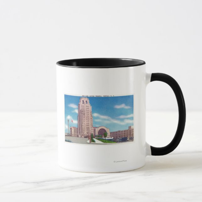 Caneca Vista Exterior da NY Central Terminal Bldg (Direita)