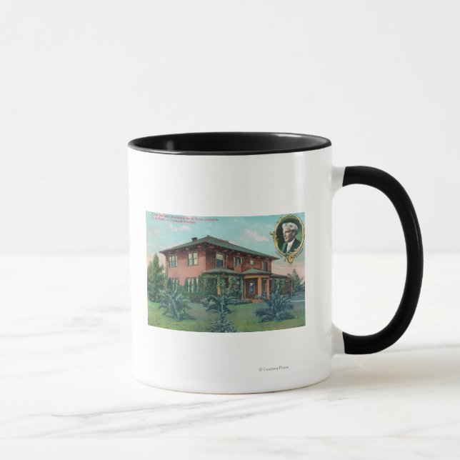 Caneca Vista Exterior da Residência de Luther Burbank (Direita)