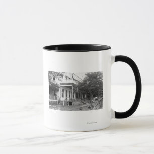 Caneca Vista exterior da taberna de Twana