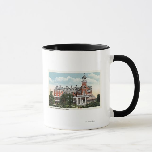 Caneca Vista Exterior das Ruas. Hospital Vincent (Direita)