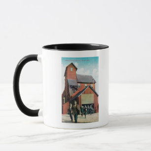 Caneca Vista exterior de uma mina, retirada dos