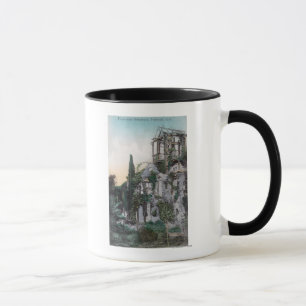 Caneca Vista exterior de uma residência pitoresca