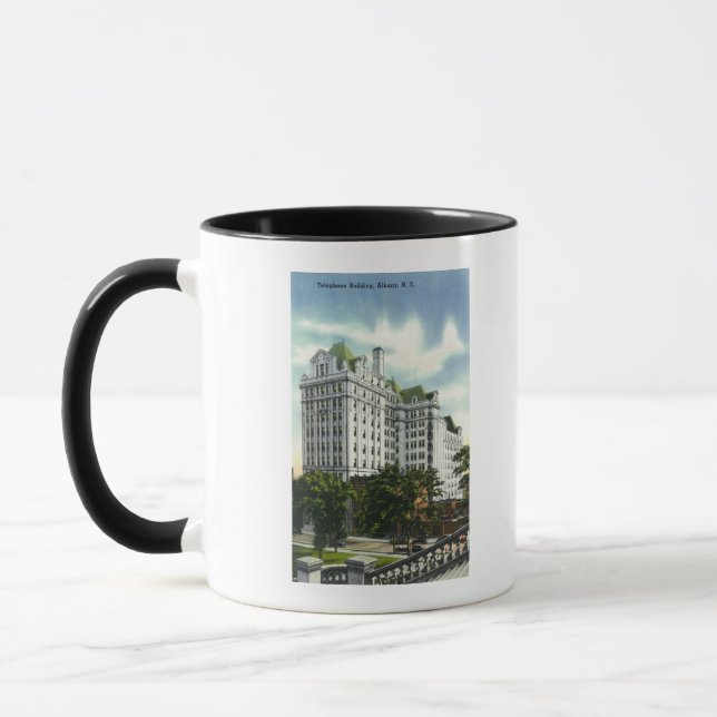 Caneca Vista Exterior do Edifício de Telefone nº 2 (Esquerda)