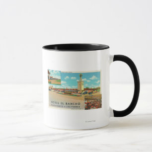 Caneca Vista exterior do EL Rancho do hotel