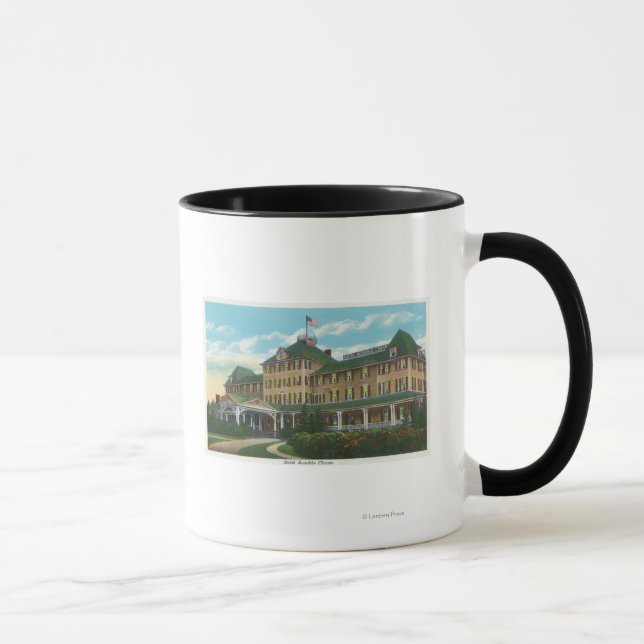 Caneca Vista Exterior do Hotel Ausable Chasm (Direita)