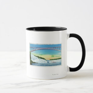 Caneca Vista geral das quedas e do arco-íris