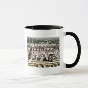 Caneca Vista geral do palácio, período de Achaemenian