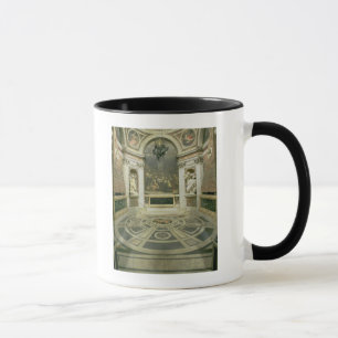 Caneca Vista interior da capela octogonal de Chigi