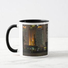 Caneca Vista noturna de destaque em Pudong New Area por