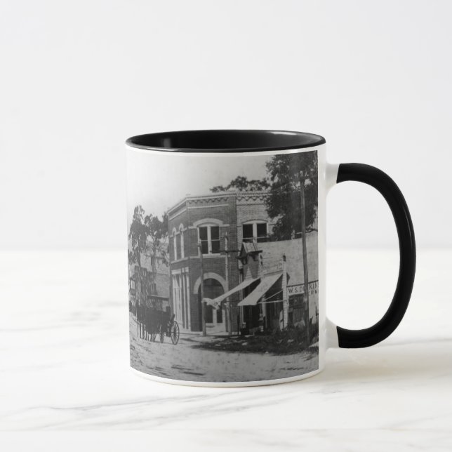 Caneca Vista ocidental na rua de Flagler (Direita)