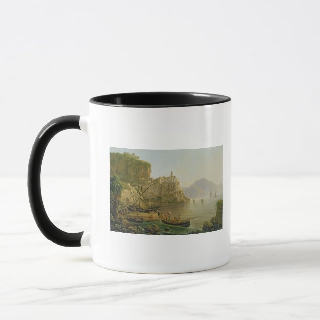 Caneca Vista para Atrani no Amalfi, 1817 (Esquerda)