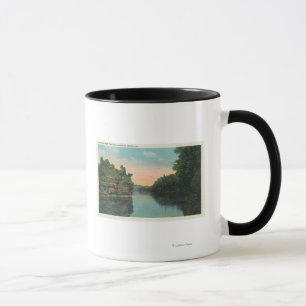 Caneca Vista sobre a represa do reservatório de Ashokan