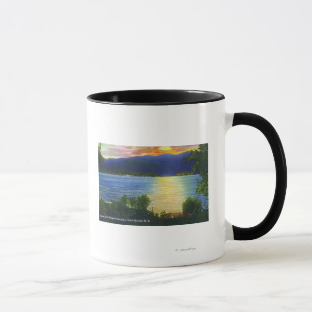 Caneca Vista Sunset da Montanha Potencial (Direita)