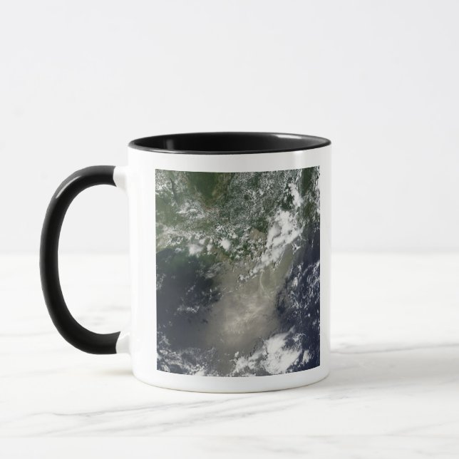 Caneca Vistas por satélite de listras e fitas de óleo (Esquerda)