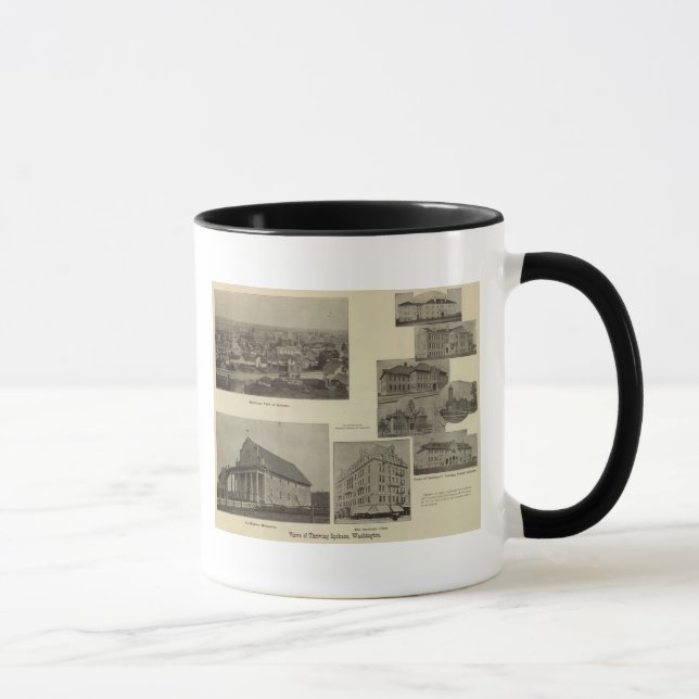 Caneca Vistas, Spokane, Lavar (Direita)