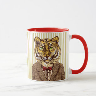 Caneca Visto Tigre À Noite