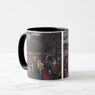 Caneca Vitalidade Abstrata, Wassily Kandinsky Vida Colori