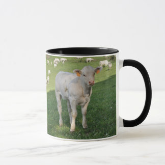 Caneca Vitela branco-amarelada do charolês