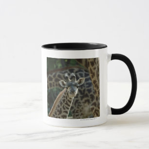 Caneca Vitela do girafa com girafas