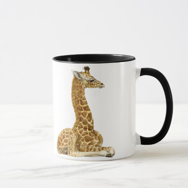 Caneca Vitela do girafa - G é para o girafa (Direita)