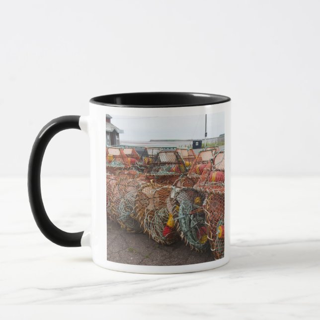 Caneca Vitória, Ilha do Príncipe Eduardo. Armadilhas de c (Esquerda)